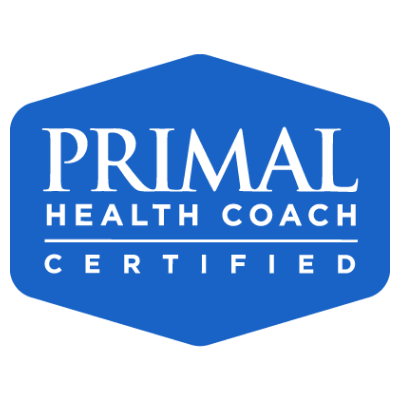 Primal Health Coach Certificate blue badge